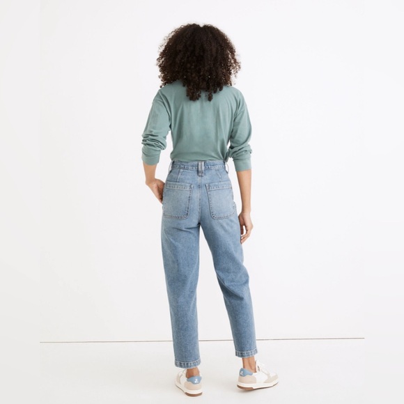 Madewell Balloon Jeans Medium Wash - Picture 2 of 9